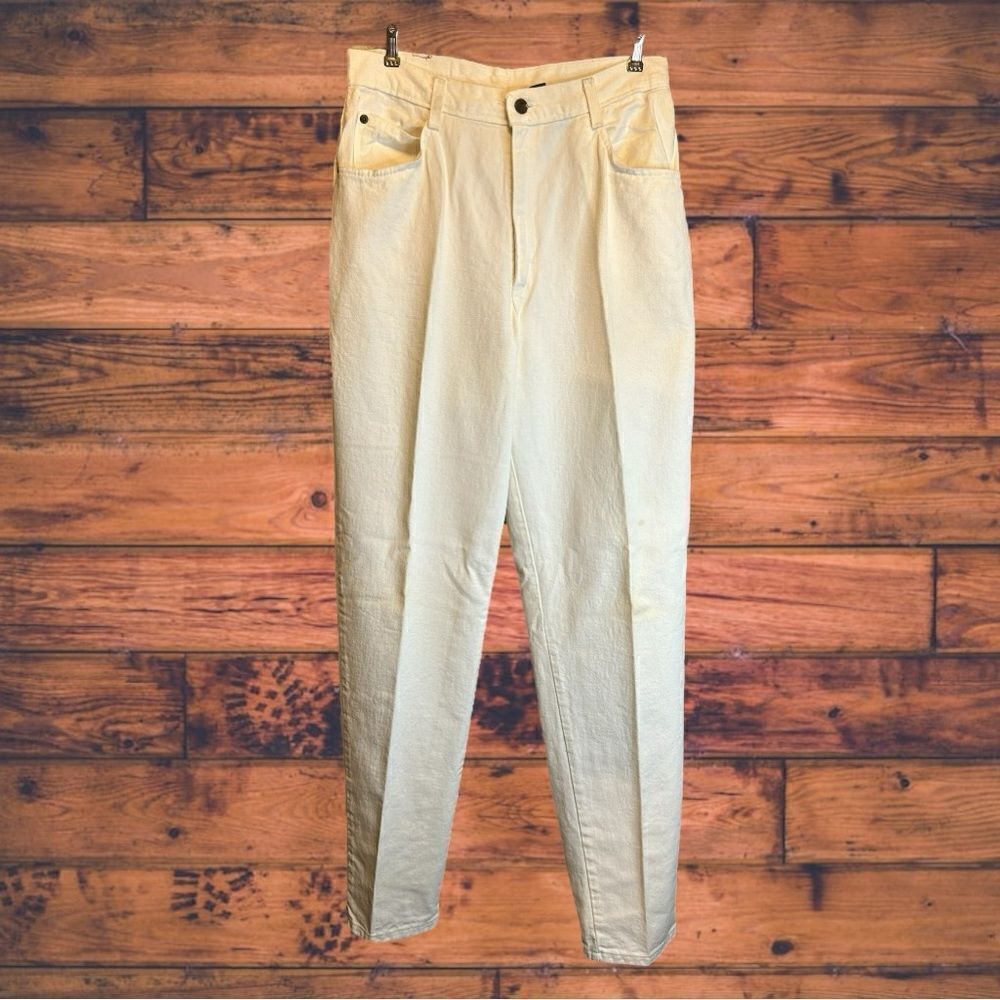 5 for $25🔥Vintage Hunt Club White High Waisted‎ Mom Jeans Size 12 Tall